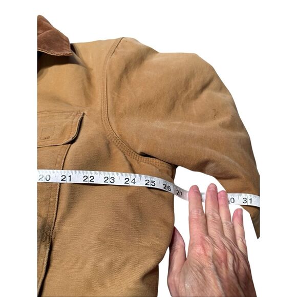 Carhartt Mens Duck Barn Jacket Brown Sz 44 - Picture 5 of 8